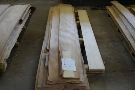 veneer 78.1 m2 width of 9-49 cm in length from 160 to 280 cm approximately goals