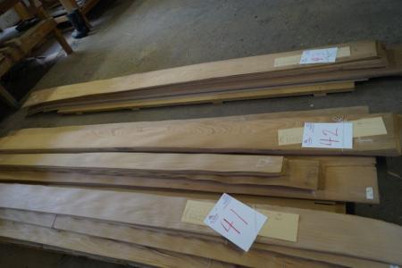 veneer 85.2 m2 width 12-52 cm length from 220 to 314 cm approximately goals