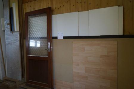 Melamin, Furnier Küchenplatten + Tür 87 x 201,5