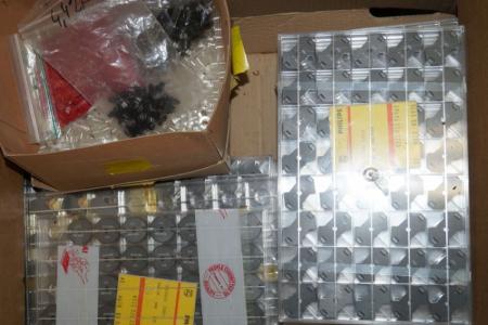 Pallet with various electronic equipment among others. Light Master