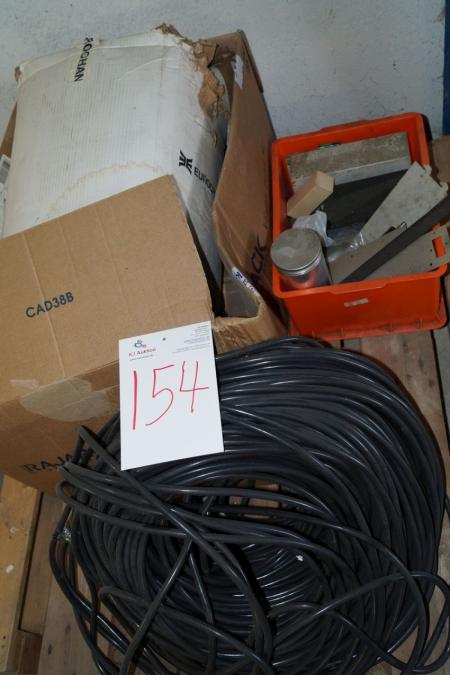 Pallet with various cable