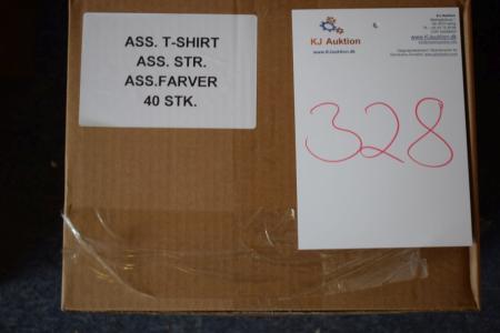 corporate clothing without pressure unused: 40 pcs. ass. T-shirt, ass. Colors, ass. Str.