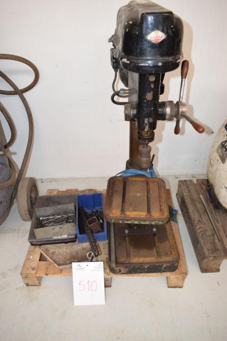 Column drill, mrk. Audax 13B + div. Bor, Kunus lives and chuck 380V