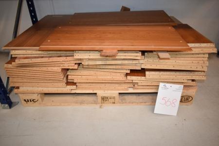 Plates for self assembly cabinet. B h 71 x 80 x 36 cm D