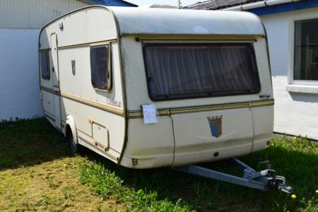 Campingvogn, Tabbert Comtesse 515. Årgang 1989. med fortelt,  reg. nr. AA 5480. 