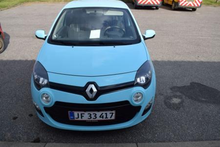 Renault Twingo 1,2 16V, Årg. 2012,  reg. nr. JF 33417, km 62,600 (nr.plader medfølger ikke)