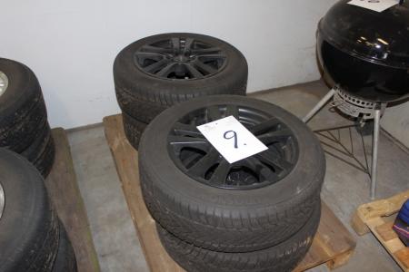 4 winter tires with rims, Euro Snow 205/55 R16