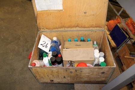 Tool box containing miscellaneous consumables