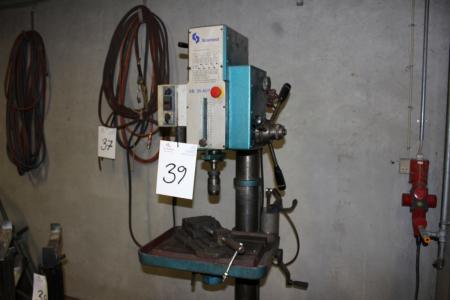 Søjleboremaskine, Scantool SB 25 AUT med tilspænding og maskinskruestik