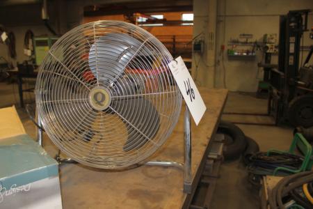 The fan and heat lamp
