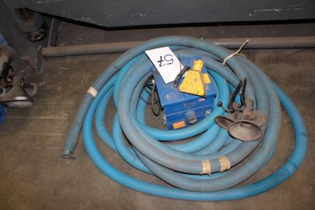 Portable welding extraction with hose