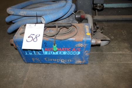 Portable welding extraction, FU-EX2000 with hose