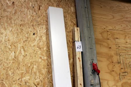 6 Stück Holzregale mit einer Kantenlänge von etwa 2,8 Meter Schneiden, Breite 30 cm + bündeln Latten