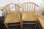 6 pcs dining chairs, Design by Erik Jørgensen