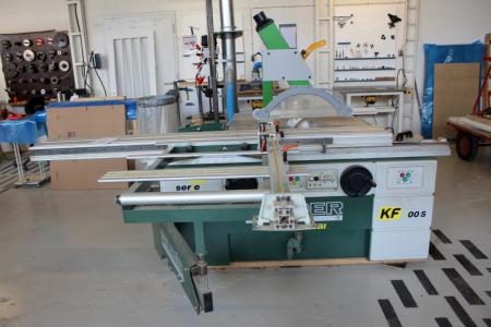 Panel saw, Felder Type KF 700 S Professional no. 80-05 / 174-02 vintage 2002 400 V 50 Hz 5.5 kW