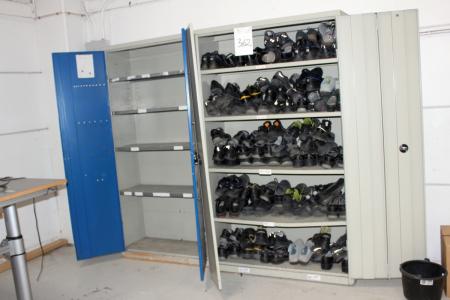 Steel cabinet containing used safety + steel cabinet