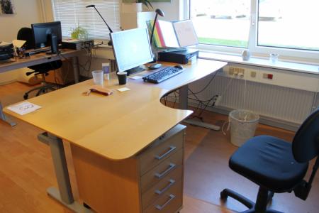 El Steh- / Sitz-Schreibtisch
