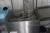 Industrial Dishwasher, Hobart model AMX 900-10 with side tables and trays vintage 2005