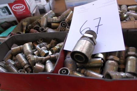 3 boxes of hydraulic press fittings unused