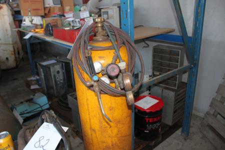 gas burner with bottle 38 kg