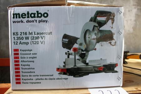 Cut off saw, Metabo KS 216 M Lasercut, NY