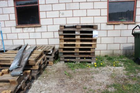 about 15 pallets