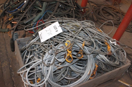 Steel wires on pallet