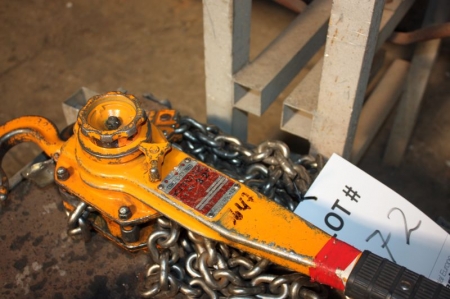 Chain lever block, Kito, 3.2 ton