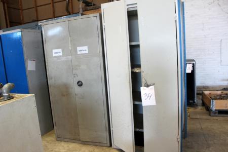 2 pcs steel cabinets