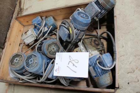 Pallet with Electric motors (condition unknown)