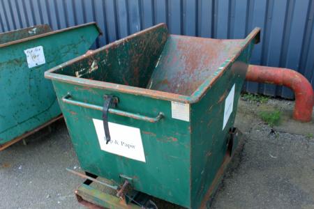 Vippecontainer  550 liter