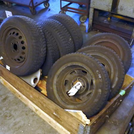 Wheels with tires 7 pcs. 155 x 70 R 13th