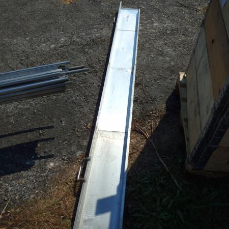 2 Stck. Rampe Aluminium zusammenklappbar über 2,5 m.