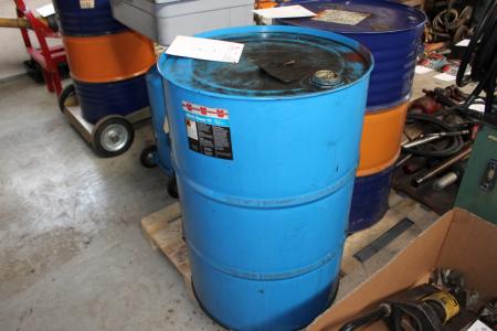 Bin with Würth Cleaner 78 about 1/3 full