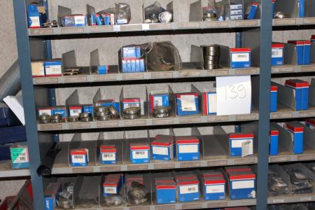 Contents bookcase various bearings SKF, etc.