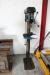Drill press with vice, Güde Art nr. 55423, 400 V 1100 Watt Spindle 125 mm