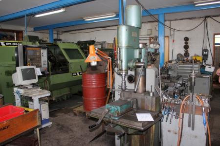 Drill press with machine vise and tightening, Arboga with MK 4