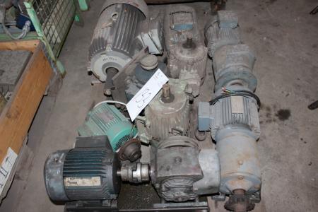 Pallet with electric motors (condition unknown)