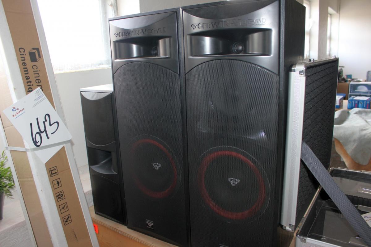 6 surround speakers Cerwin-Vega - KJ Auktion - Machine auctions