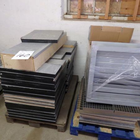 EDB floor plates fitted with linoleum + grates
