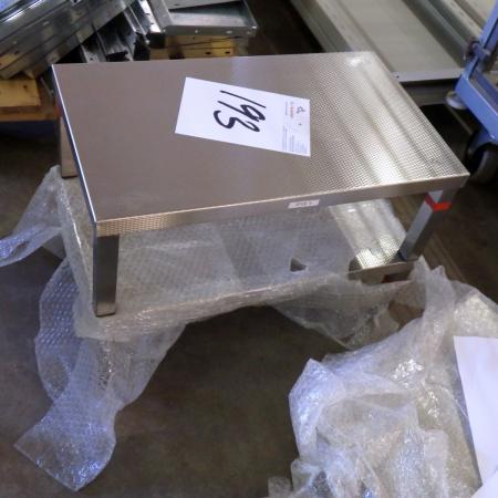 2 pcs. stainless a step stools