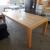 Oak table 200 x 99 cm.
