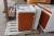 Retro Küche mit Mahagoni-Türen: 2 Hochschränke 60 x 230 + Unterschrank 20 cm + 2 bei der Schaffung eines 50 cm + Schrank mit Schubladen 100 cm + Waschtisch 100 cm + Oberschrank 90 x 100 x 32 cm