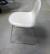 Round dining table. White. Ø: 120 cm H: 74 cm. + 4 pcs Gubi chairs in white.