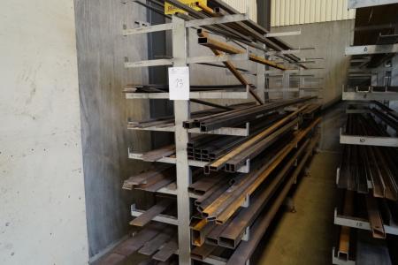 cantilever racking with content