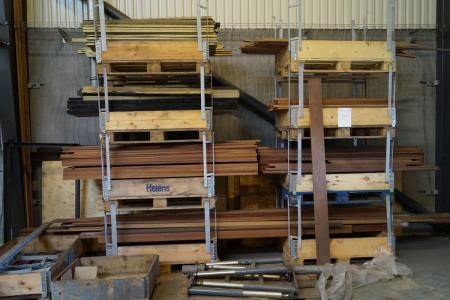 8 pallets of miscellaneous wood