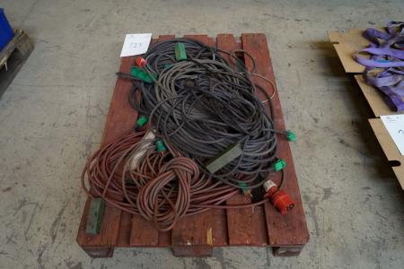 Pallet with extension cord