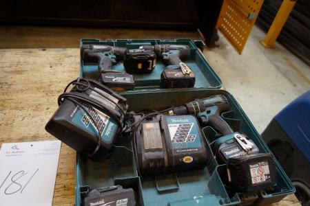 3 pieces. Drills and Co2 welder