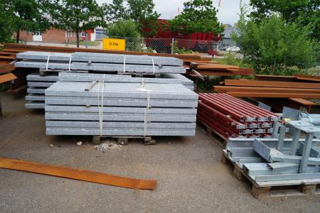 galvanized machined square tube 4 pallets + painted