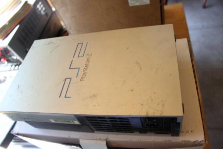 Playstation 2 with various games + controls